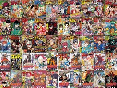 1050 Anime Manga Magazine Covers | Anime Collage Kit | Manga Collage Kit JPG