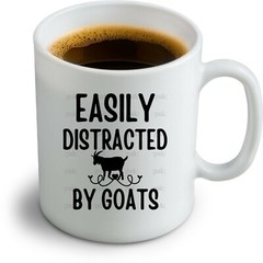 SVG, PNG, JPEG “Easily Distracted By Goats, Farmer Gift Idea” For Cricut Design