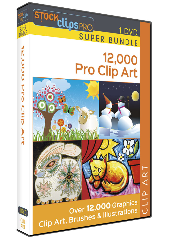 12,000 Pro Clip Art – Super Bundle by StockClips Pro – $8000 Value