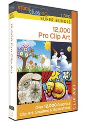 12,000 Pro Clip Art – Super Bundle by StockClips Pro – $8000 Value