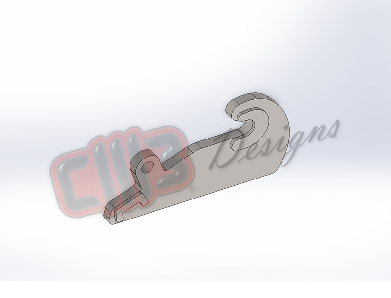 JRB 416 Series Loader Quick Attachment DXF File Block Blanks Design 544k 624k