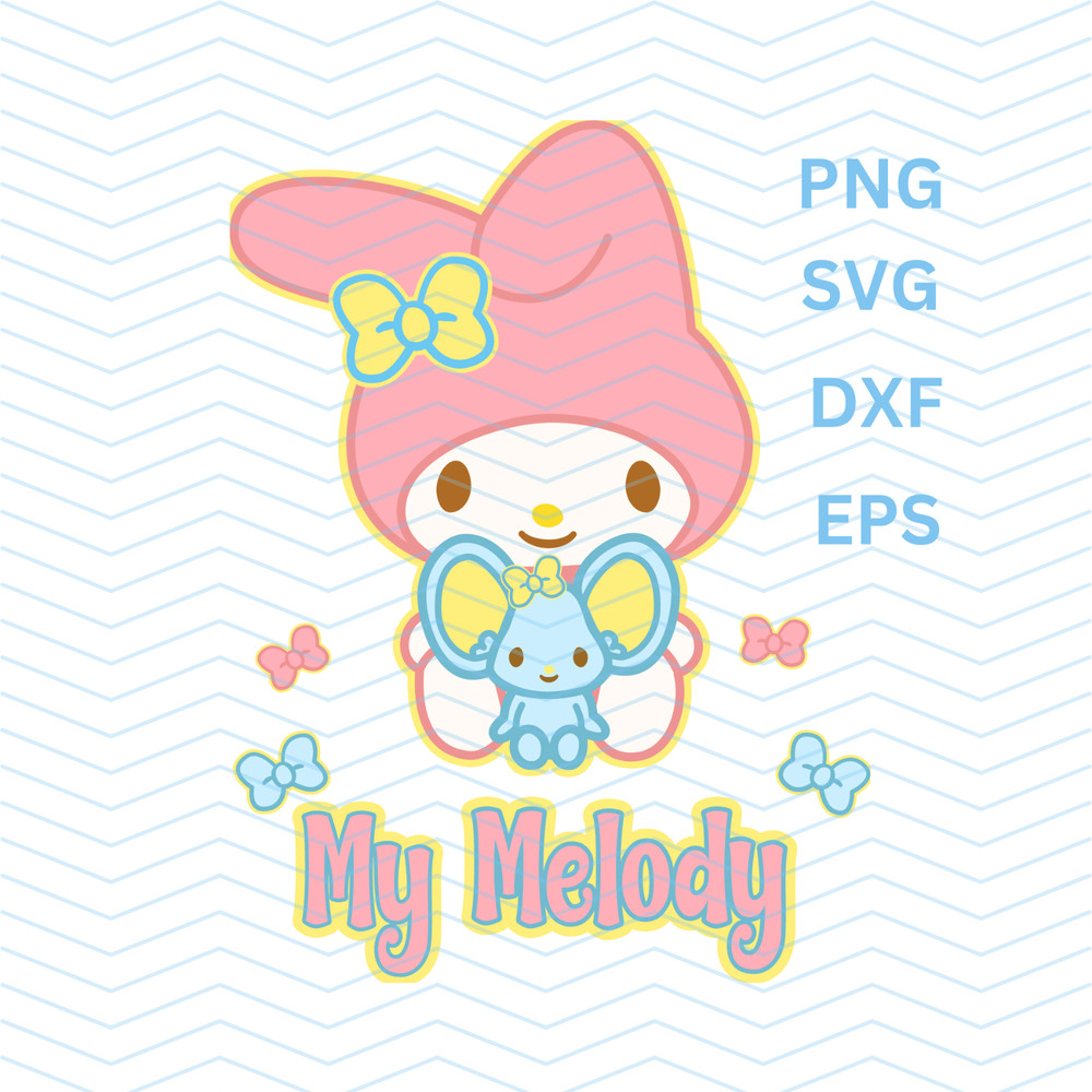 Melody SVG, Cricut, Silhouette Cut Files
