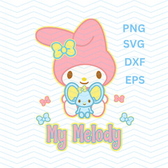 Melody SVG, Cricut, Silhouette Cut Files
