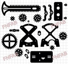 Steam punk book ends CNC dxf files on CD Includes 3 styles Industrial age art