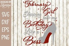 12 Month Set – Stepping into my Birthday SVG DXF PNG Cut File Cricut Silhouette