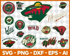 NHL Teams SVG Bundle, Sports Cut Files for Cricut, Silhouette & Laser Cutting