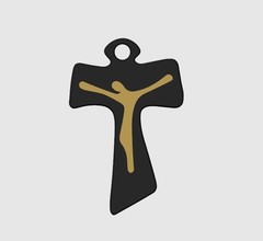 Digital Crucifix STL – 3D Model for CNC / 3D Print