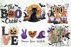 Funny Halloween Quotes Sublimation for T-shirt Design