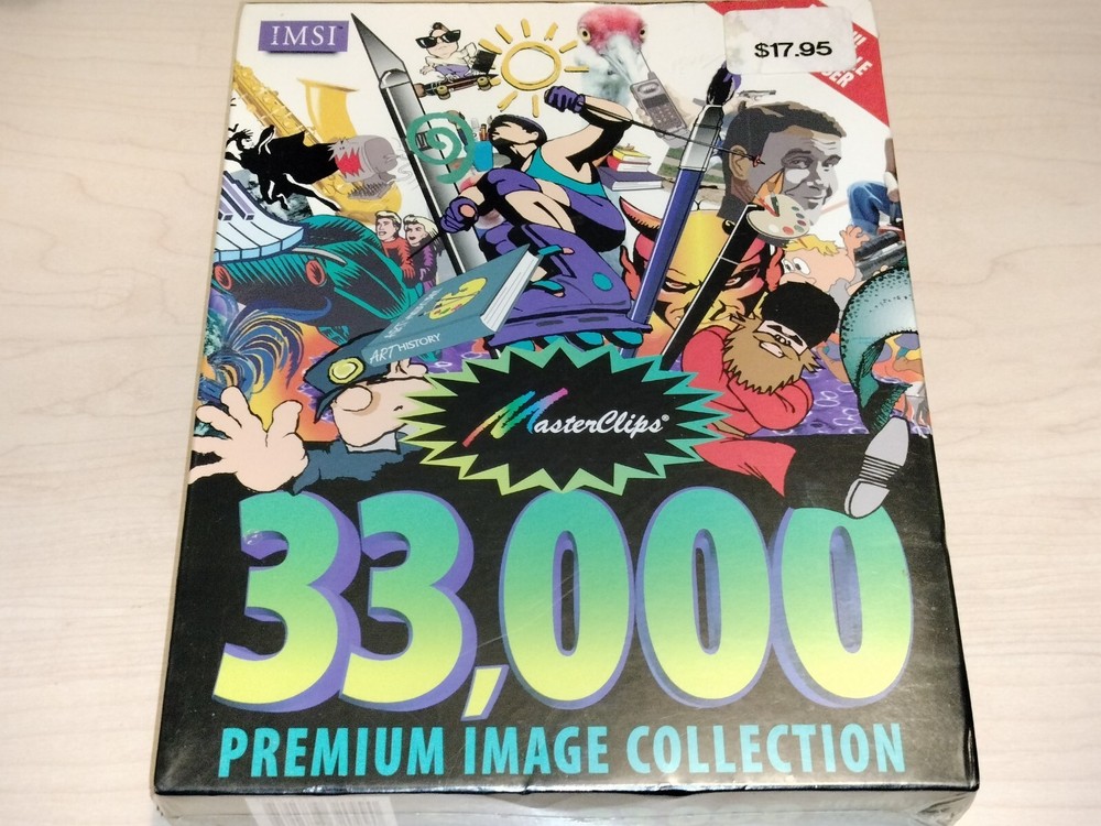 Vintage Master clips 33,000 premium images pics gifs collection PC software NEW