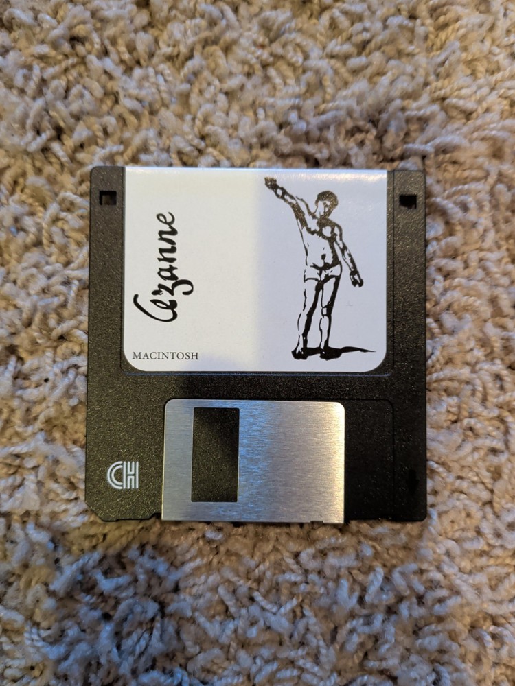 Cezanne Font Floppy Disk for Macintosh 1996