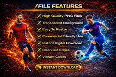 Soccer World Cup 2026 Countries PNG Bundle Football Teams Clipart Designs