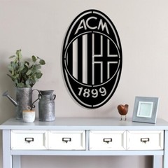 AC Milan batch metal Laser Cut file dxf, svg, eps. ai, pdf, png Ready to cut