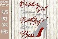 12 Month Set – Stepping into my Birthday SVG DXF PNG Cut File Cricut Silhouette