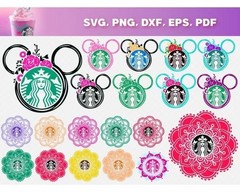 STARBUCKS SVG BUNDLE – Coffee & Drink Lover Designs for Cricut, Silhouette