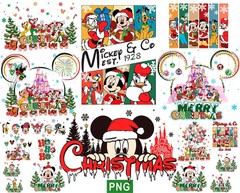 Magical Mouse Christmas Png Bundle, Mouse Christmas Squad Png