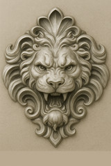 Angry Lion Head Wood Carving Design – Wood Carving Design – 3D STL CNC File