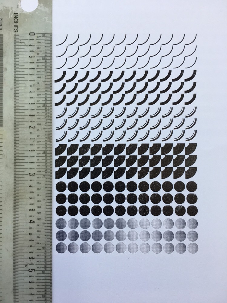 New Letterpress Type – 18 point Circular Things Ornaments