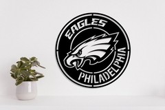 Philadelphia Eagles metal laser cut vector files dxf, svg, eps. ai, pdf, png