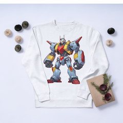 Retro Anime Mecha Robot Digital Art Bundle 8 Classic Cartoon-Style Robot Design