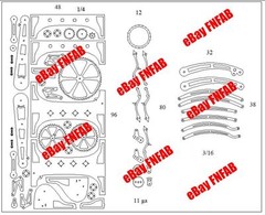 BIG steam punk lamp dxf format clip art for CNC Plasma or LASER cutting on CD