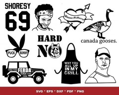 LETTERKENNY SVG BUNDLE – TV Show Characters & Quotes for Cricut & Silhouette