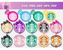 STARBUCKS SVG BUNDLE – Coffee & Drink Lover Designs for Cricut, Silhouette