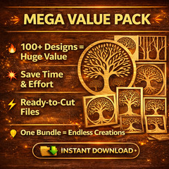 Tree of Life SVG Bundle 100+ Laser Cut Files Cricut CNC, Digital Download