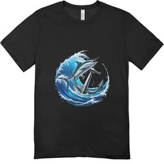 Powerful Marlin & Anchor Digital Art Bundle Ocean Inspired Cartoon Illustrations
