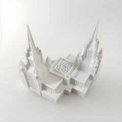 San Diego LDS Temple STL 3d Printing File