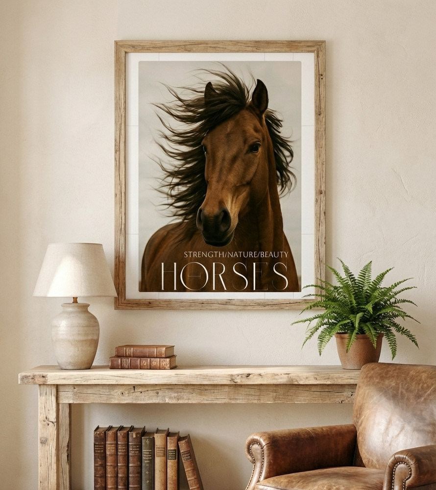 Horse Symbol of Freedom – Digital Illustration