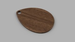 Cutting Board CNC Files for Wood (svg, dxf, pdf, eps, ai, stl)