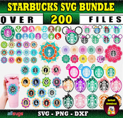 STARBUCKS SVG BUNDLE – Coffee & Drink Lover Designs for Cricut, Silhouette