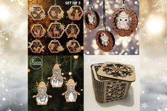 Christmas Laser Cut Mega Bundle 20+, 3D SVG Files, Digital Download