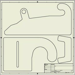 CNC dxf file JRB 418 SERIES Quick Attach loader blanks 644k 724k SHIP via EMAIL