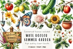 50 Mega Clipart Bundle PNG 1000+ Files, Watercolor Sublimation, Digital Download