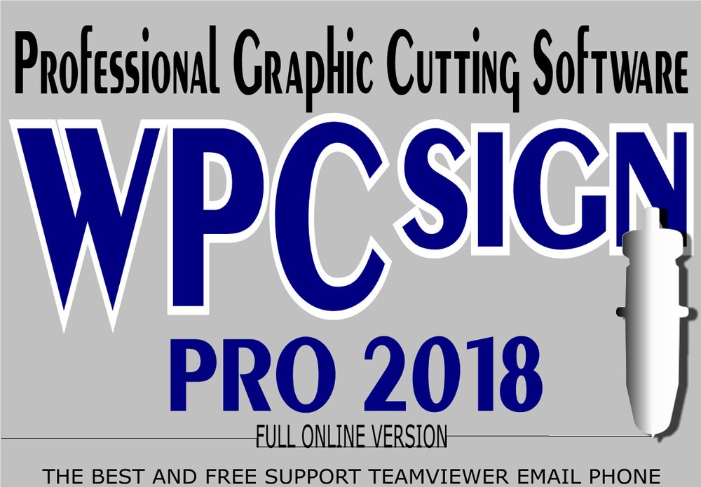 NEW WinPCSIGN Pro 2018 Increase cutter productivity SAGA,GCC, TITAN ,REDSAIL
