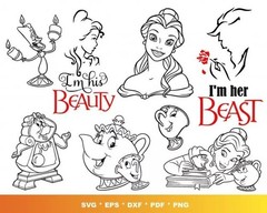 Belle SVG Bundle for Cricut, Princess Belle SVG Files for Silhouette