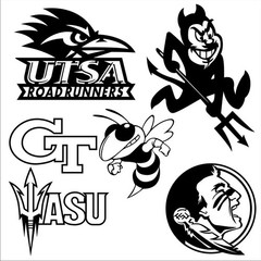 DXF CDR & EPS File For CNC Plasma or Laser Cut – College Sports Logos & Mascots