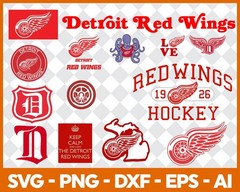 NHL Teams SVG Bundle, Sports Cut Files for Cricut, Silhouette & Laser Cutting