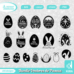 pascua svg, bundle design, cricut, png, Silhouette archivos.