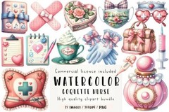 50 Mega Clipart Bundle PNG 1000+ Files, Watercolor Sublimation, Digital Download