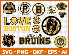 NHL Teams SVG Bundle, Sports Cut Files for Cricut, Silhouette & Laser Cutting