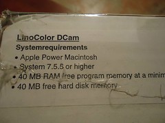 HEIDELBERG, LINOCOLOR DCAM 5.1.2.XI ENG FOR POWER MAC, PART #3001023, NEW