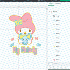 Melody SVG, Cricut, Silhouette Cut Files