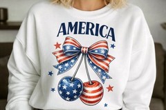 Patriotic 4th of July PNG Clipart Bundle, Digital Download