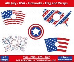 4th of July Family SVG Bundle, patriotic svg, america svg, USA, fourth of july