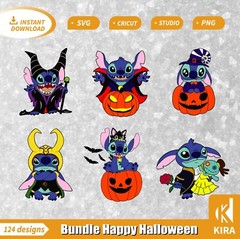 Bundle Halloween Svg, cricut, png, Studio digital diseños de archivos cortes
