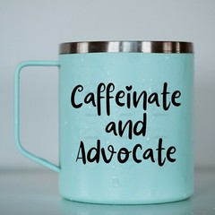 SVG, PNG, JPEG “Caffeinate and Advocate, Awareness” For Cricut Design Space