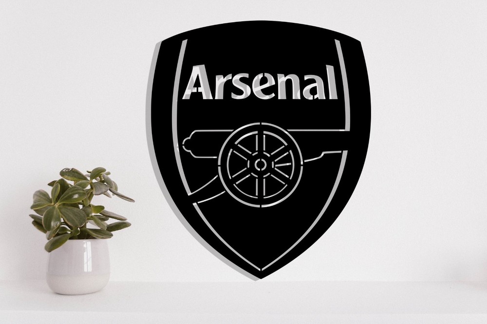 Arsenal FC metal Laser Cut file dxf, svg, eps. ai, pdf, png Ready to cut