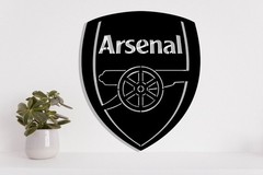 Arsenal FC metal Laser Cut file dxf, svg, eps. ai, pdf, png Ready to cut